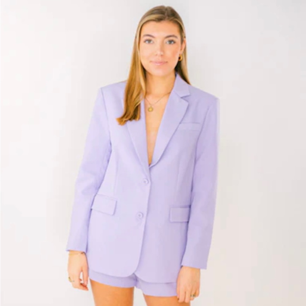 Lilac Blazer - Oversized fit